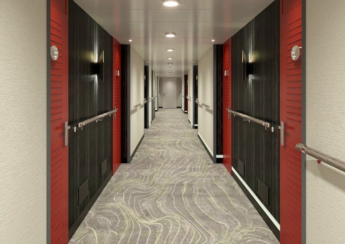 The planned interior design scheme of the Magellan Discoverer