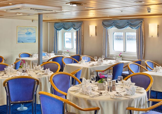 Dining room, Ocean Nova, Antarctic Vessel