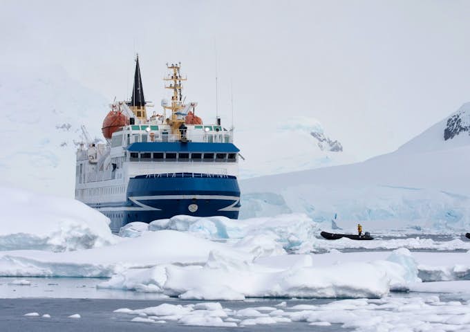 Ocean Nova, Antarctic Vessel in Antarctica