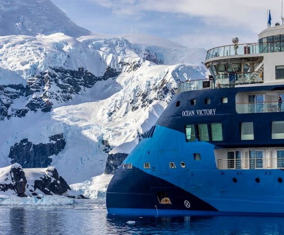 Ocean Victory, Antarctic vessel, Paradise Bay, Antarctica