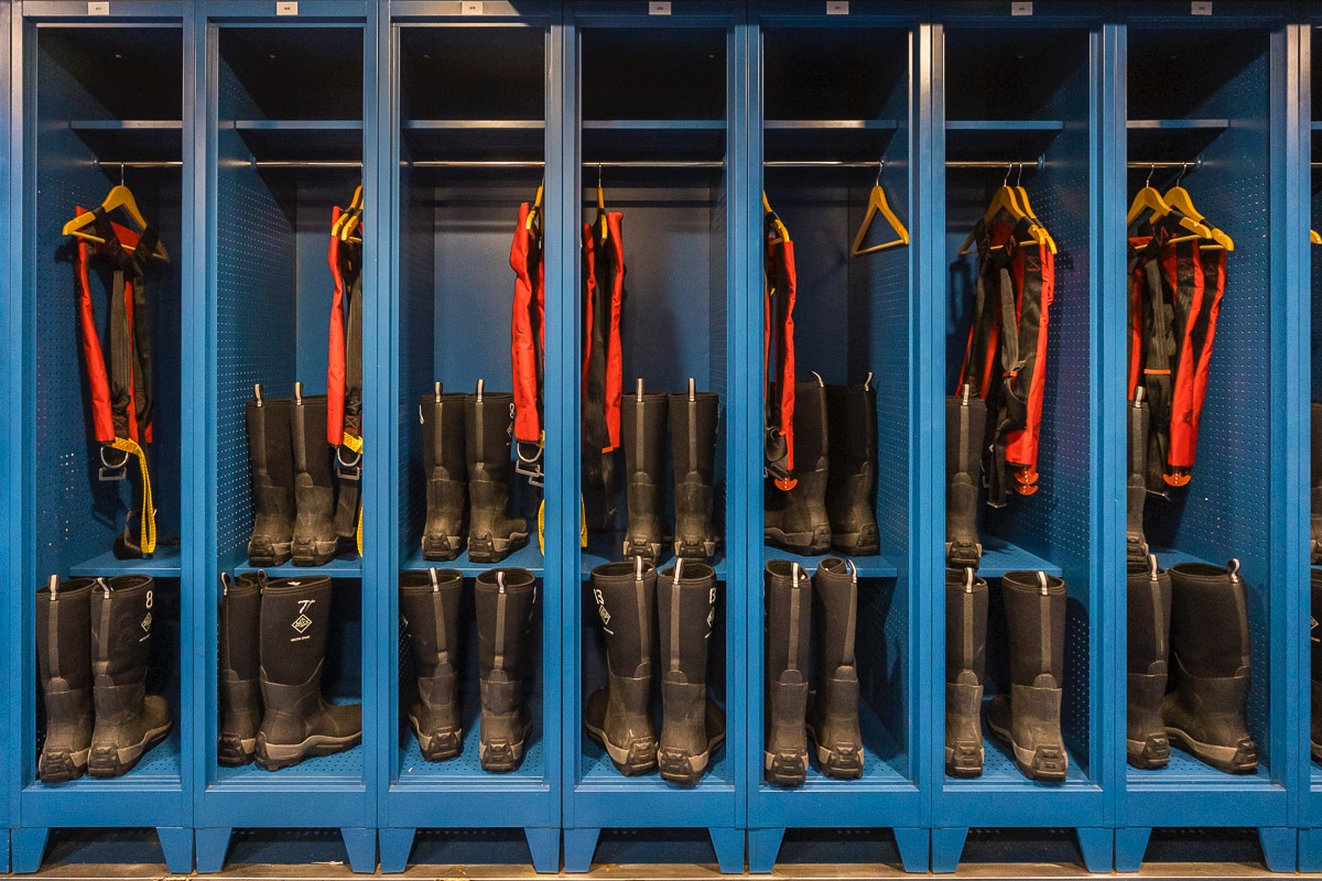 Mudroom on the Sylvia Earle