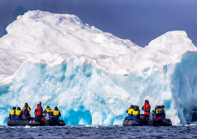 Crossing the Antarctic Circle Fly & Cruise