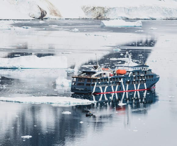 Magellan Explorer, Antarctic expedition vessel in Antarctica