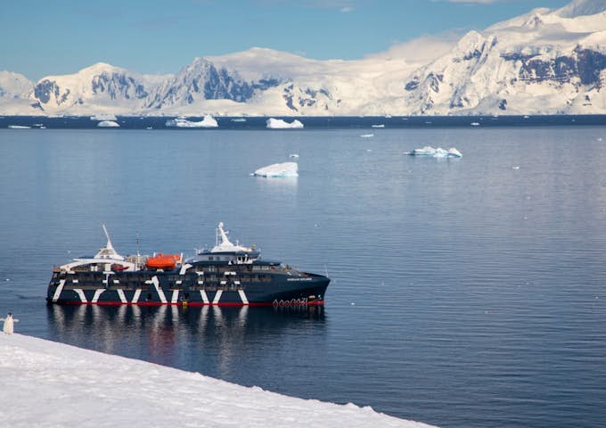 Magellan Explorer, Antarctic expedition vessel in Antarctica