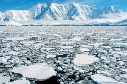 Ice and mountains, Antarctica