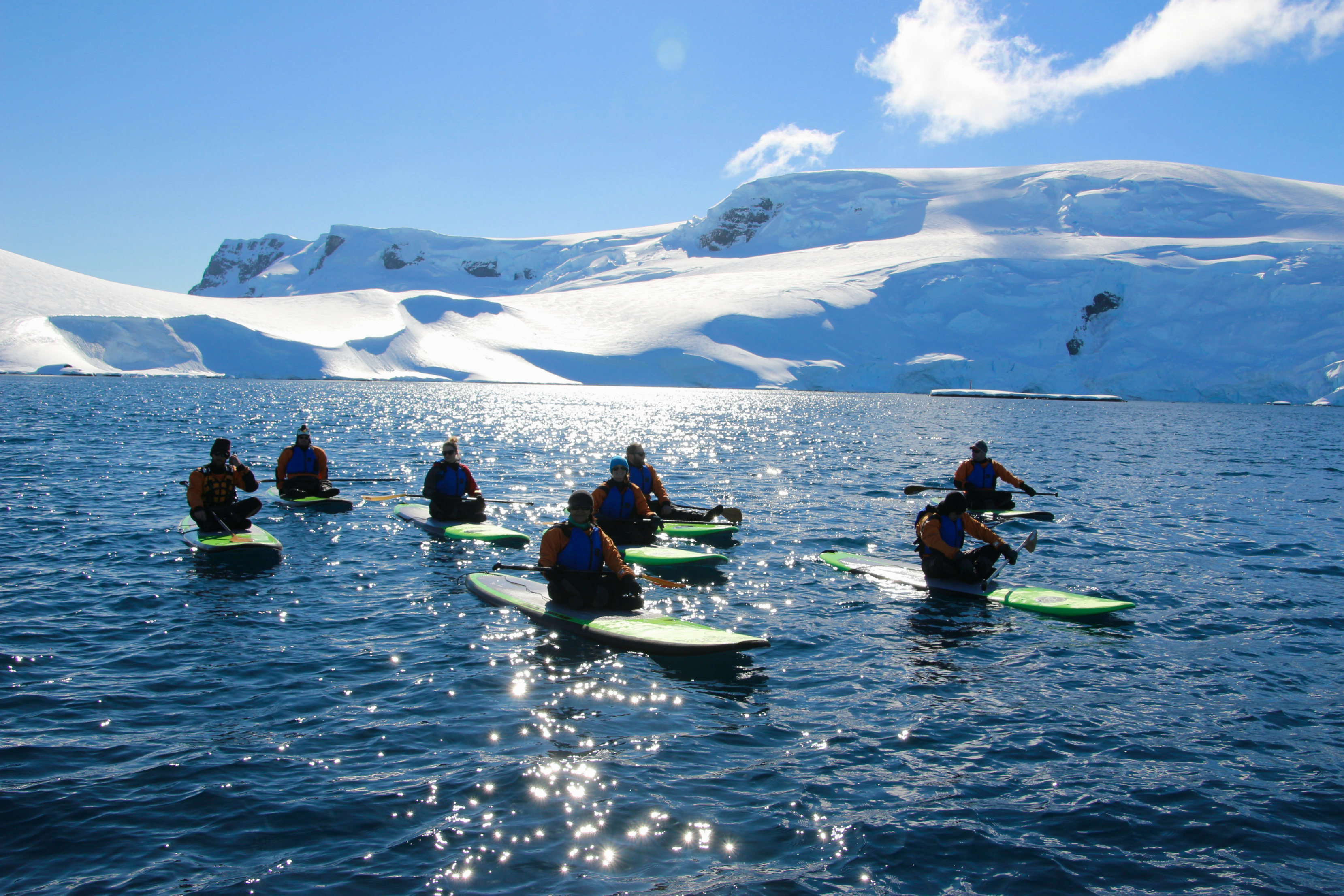 Antarctica Cruises offer an unbeatable paddle-boarding location!