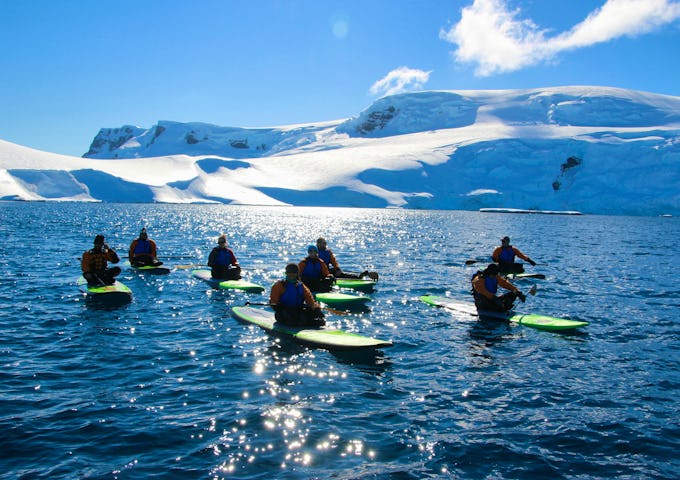 Antarctica Cruises offer an unbeatable paddle-boarding location!