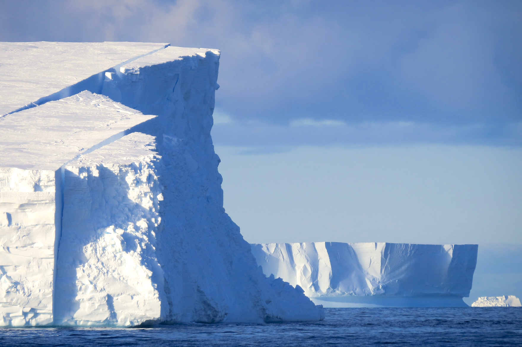 Icebergs in Ross Sea, Antarctica