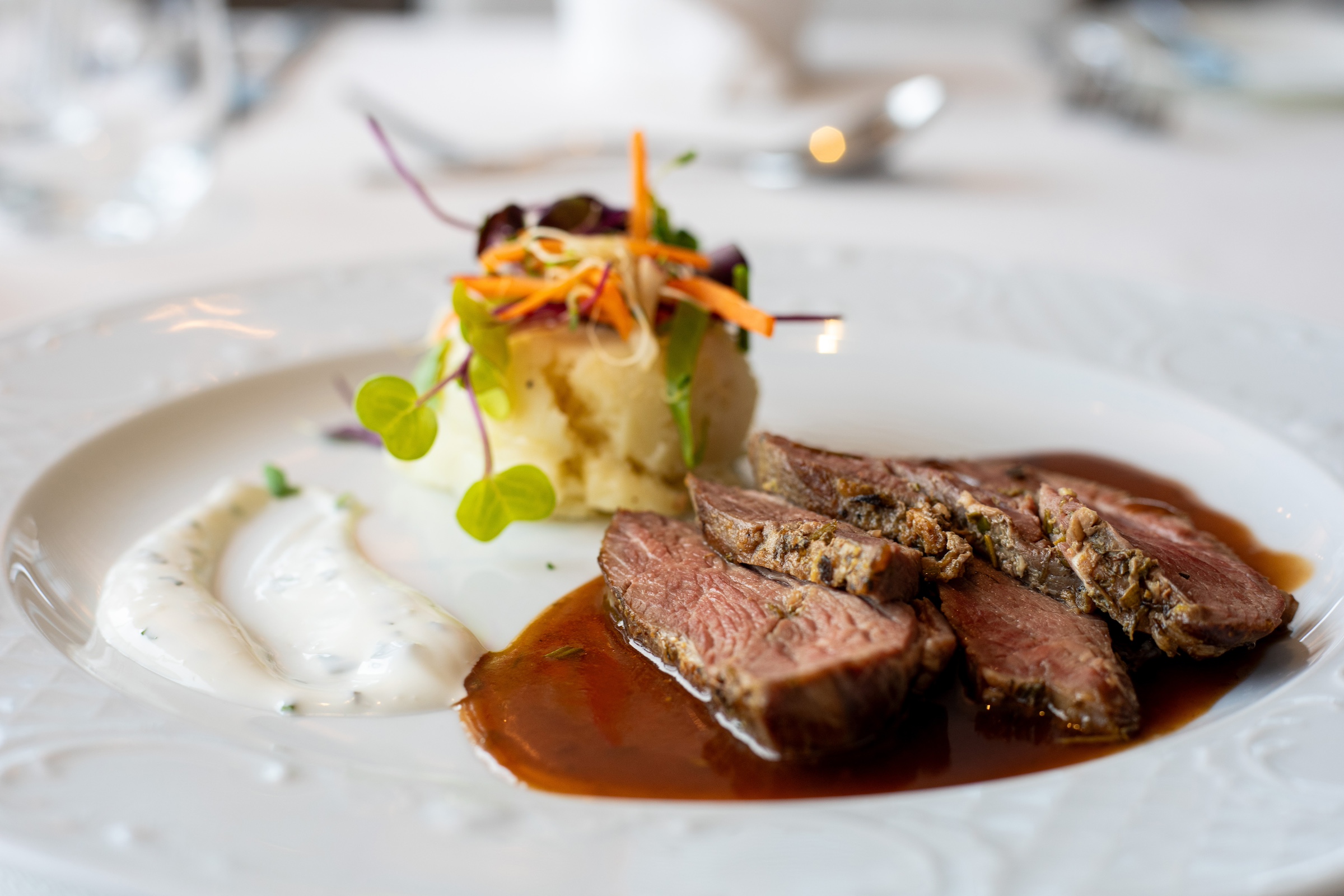 Food on the Antarctic Heritage Adventurer ship