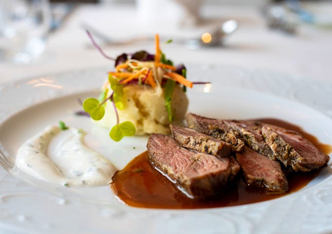 Food on the Antarctic Heritage Adventurer ship