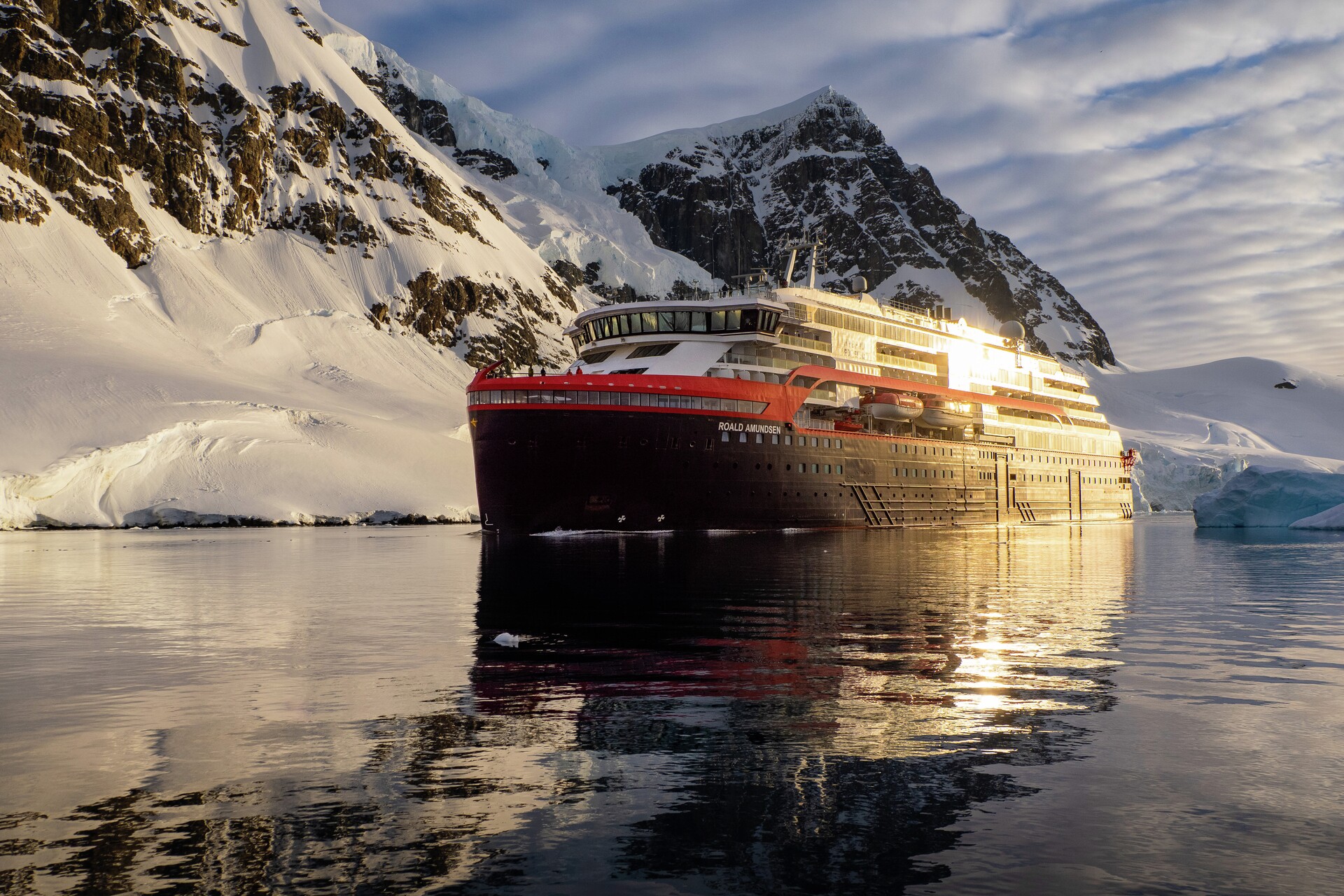 Roald Amundsen in the Lemaire Channel