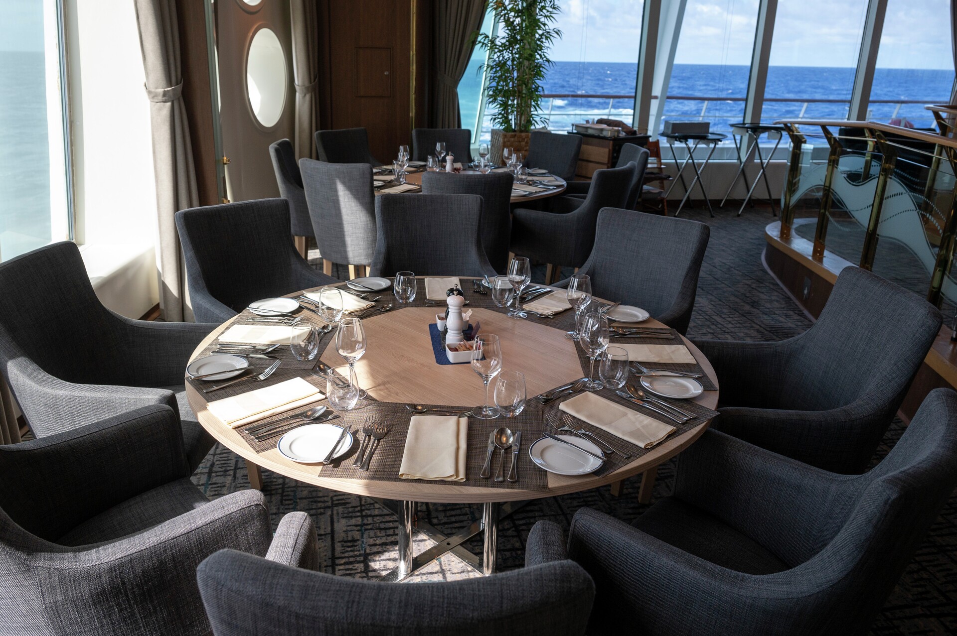 Aune Restaurant on MS Fram in Antarctica