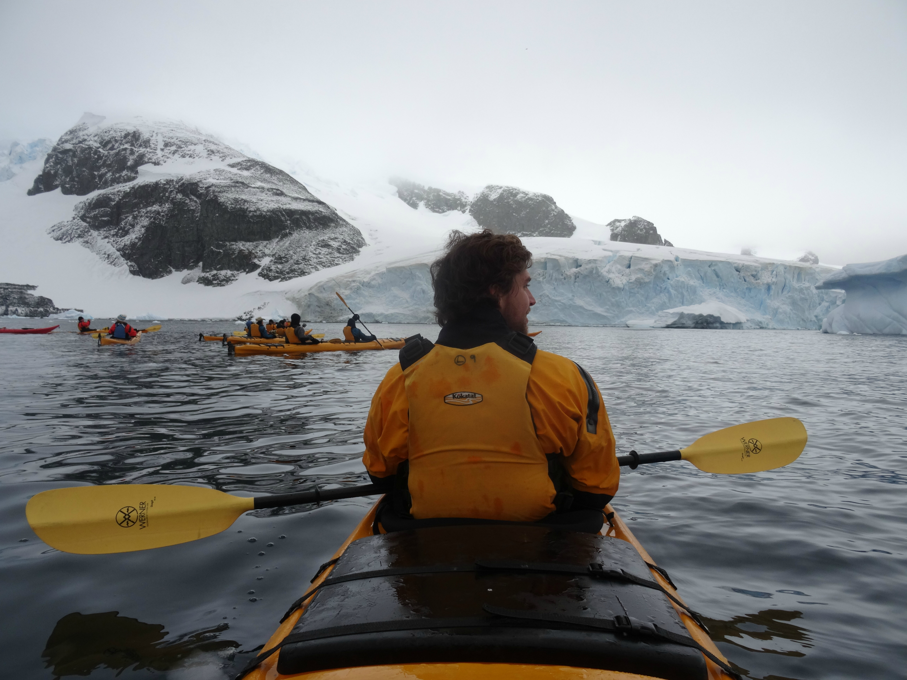 Kayaking at Charlotte’s Bay, Antarctica