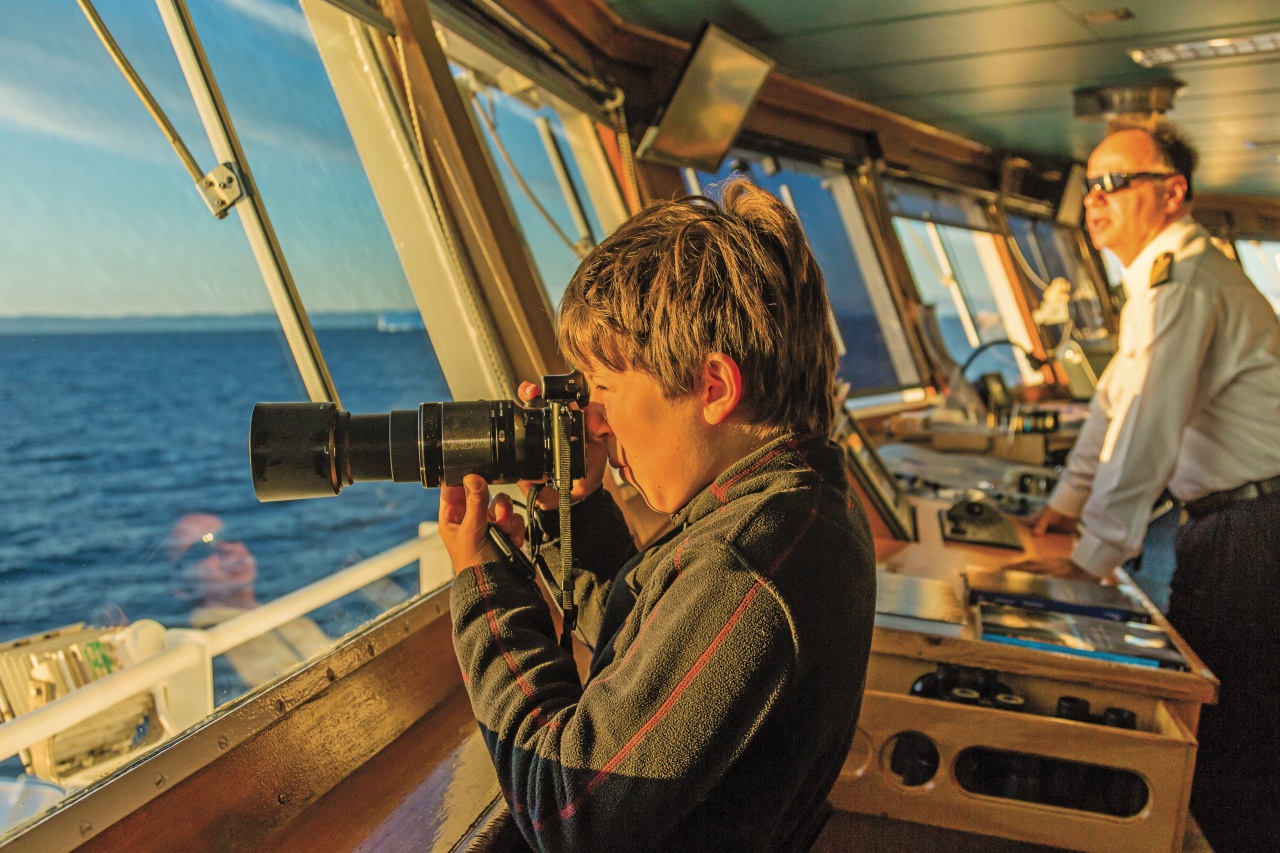 Bridge onboard NG Explorer, Antarctic vessel