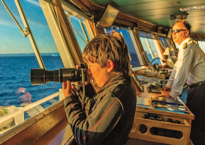 Bridge onboard NG Explorer, Antarctic vessel