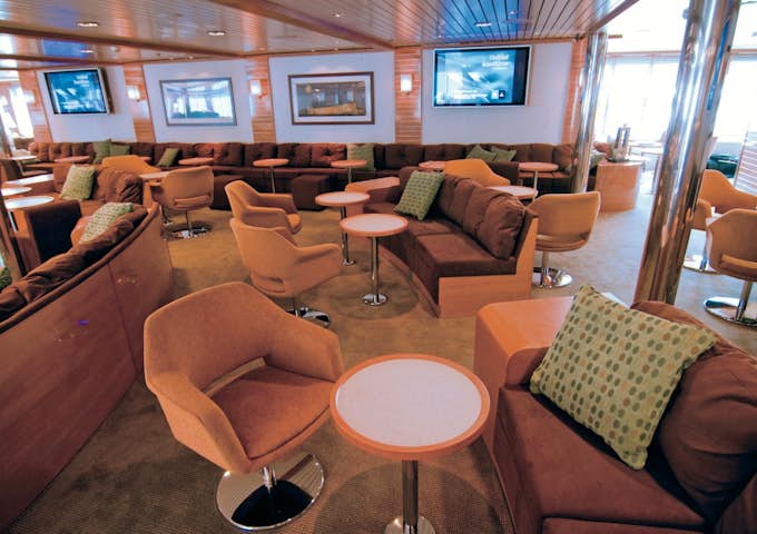 Lounge onboard NG Explorer, Antarctic vessel