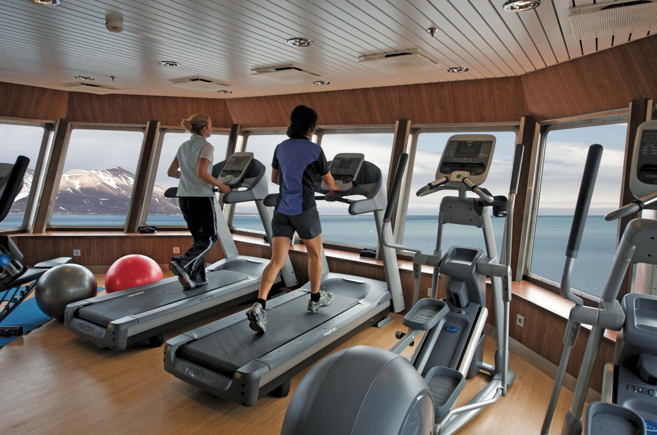 Gym onboard NG Explorer, Antarctic vessel