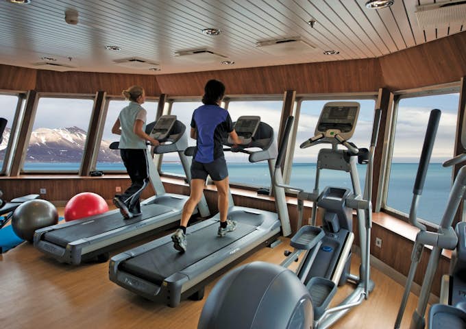 Gym onboard NG Explorer, Antarctic vessel