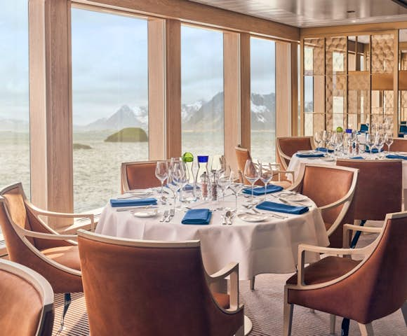 Dining room onboard NG Endurance, Antarctic Vessel