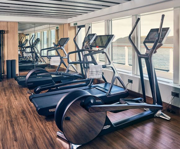 Gym and fitness centre onboard NG Endurance, Antarctic Vessel