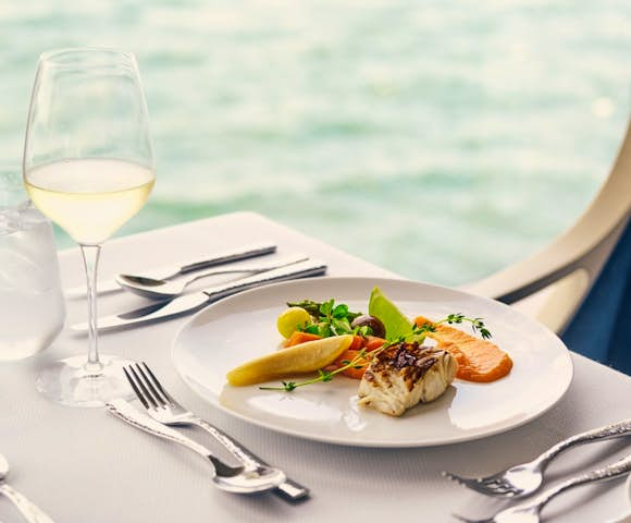 Typical meal onboard NG Endurance, Antarctic Vessel