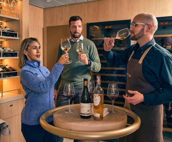 Wine tasting onboard NG Endurance, Antarctic Vessel