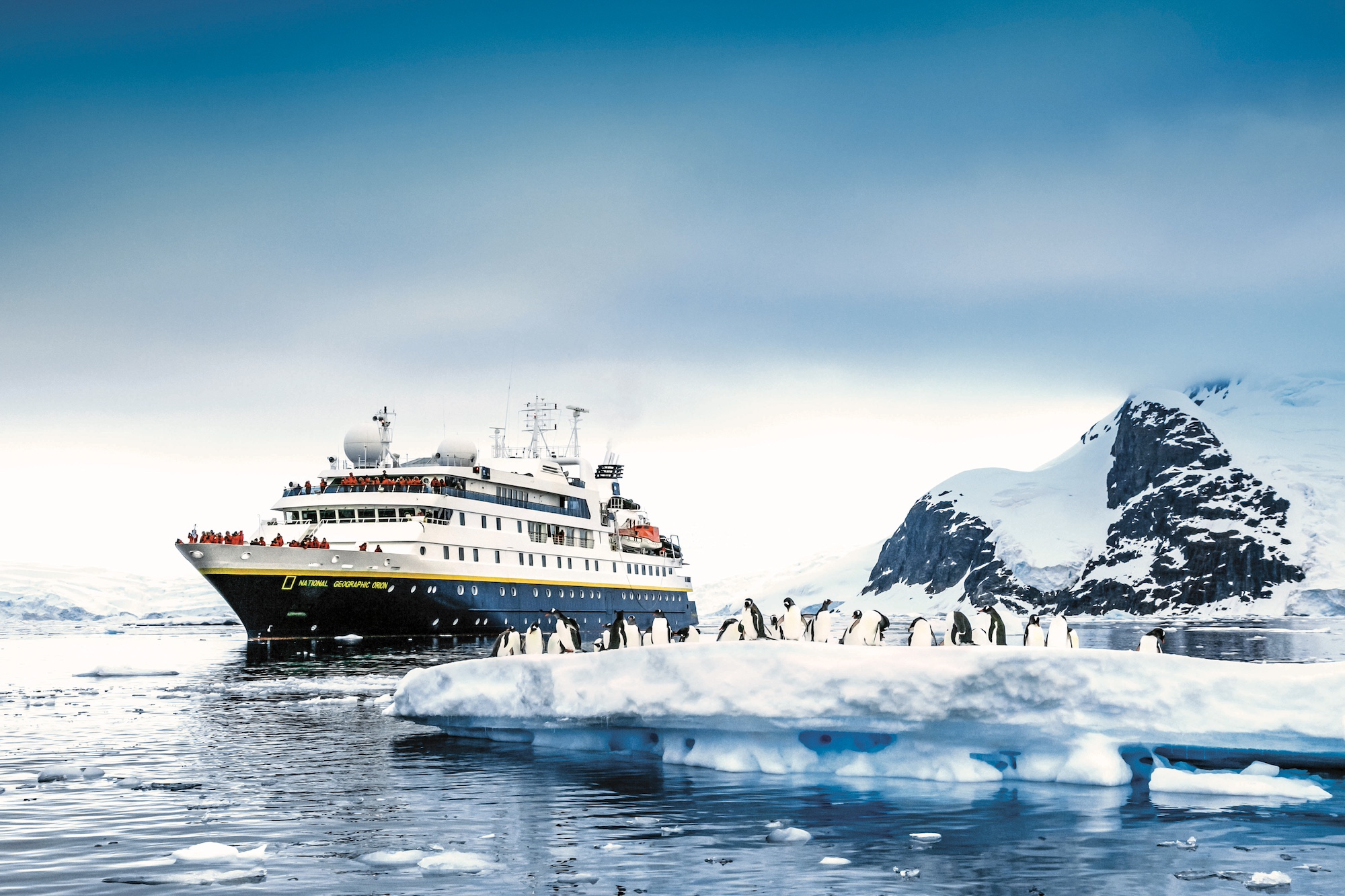 The Orion ship in Antarctica