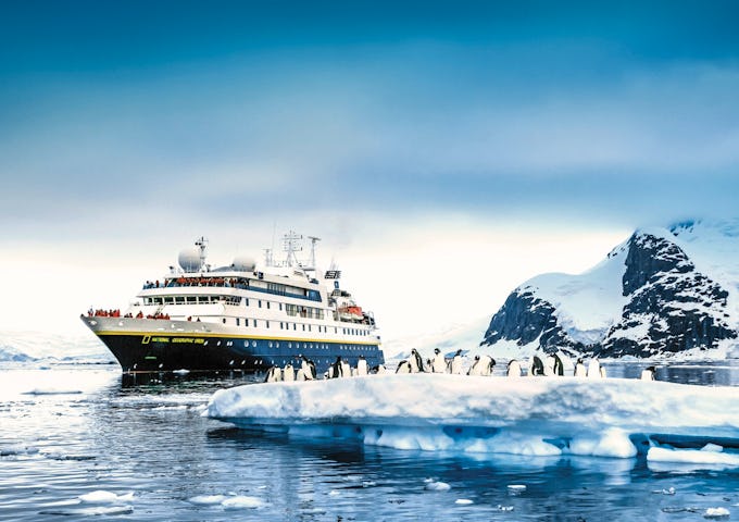 The Orion ship in Antarctica