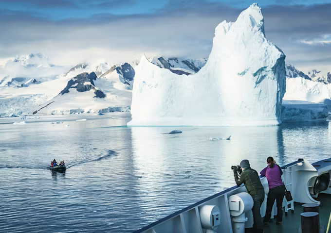 South of the Antarctic Circle