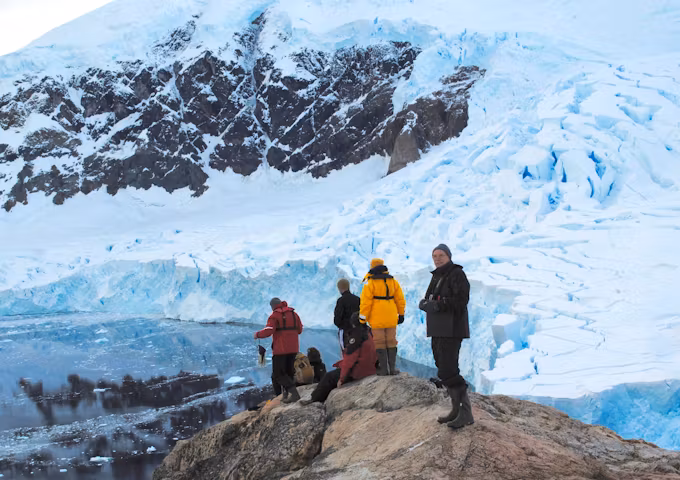 South of the Antarctic Circle