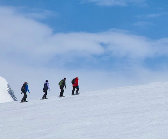 Snowshoeing from Plancius, Antarctic Ship