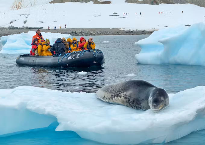 Traversing the Antarctic Circle