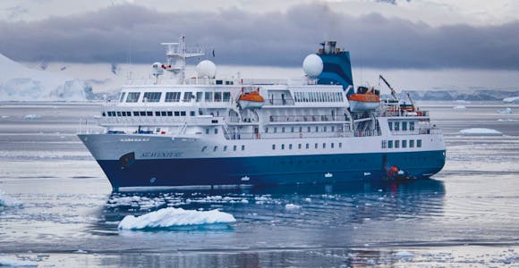 Seaventure , Antarctic ship in Antarctica