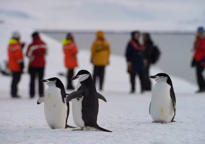Traversing the Antarctic Circle