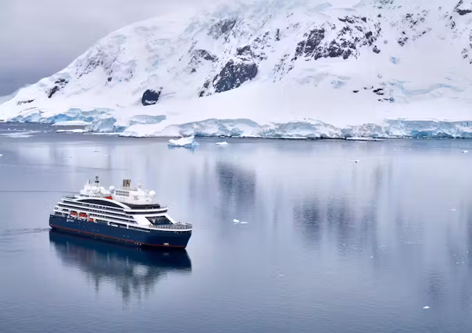 Commandant Charcot, Antarctic Vessel, Paradise Harbour, Antarctica