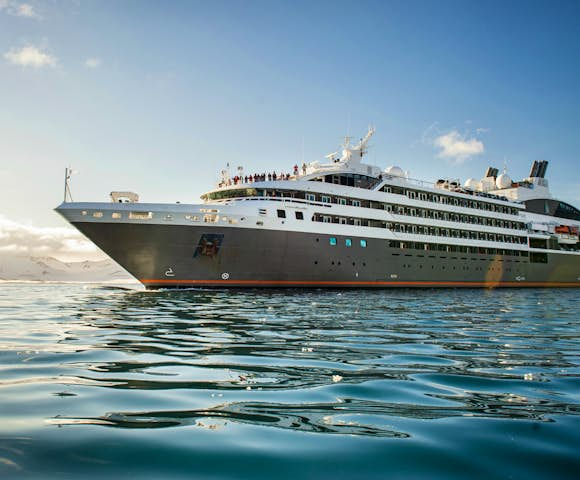 Expedition vessel in Antarctica, L'Austral cruise ship