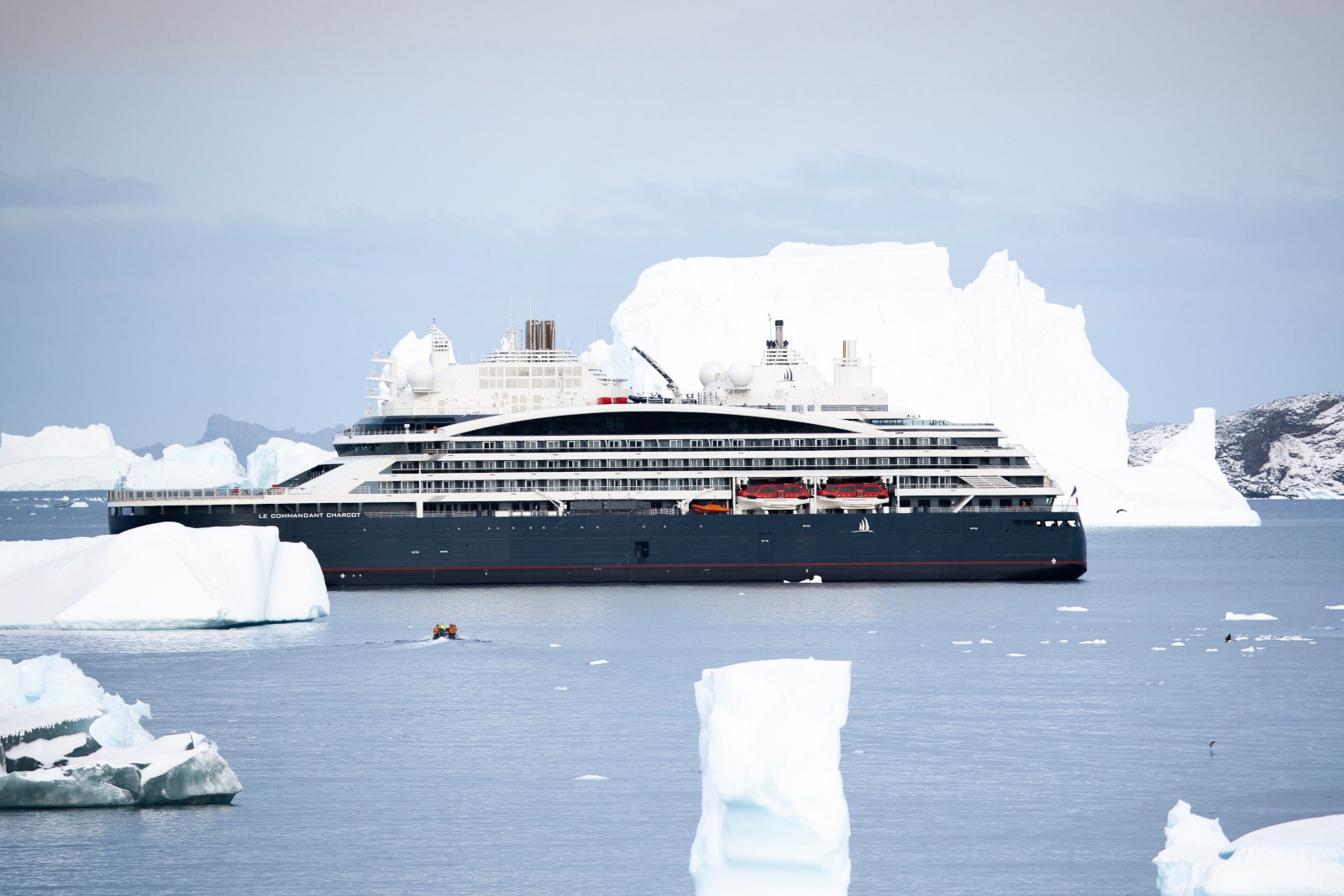 Antarctic ship Le Commandant Charcot in the Weddell Sea