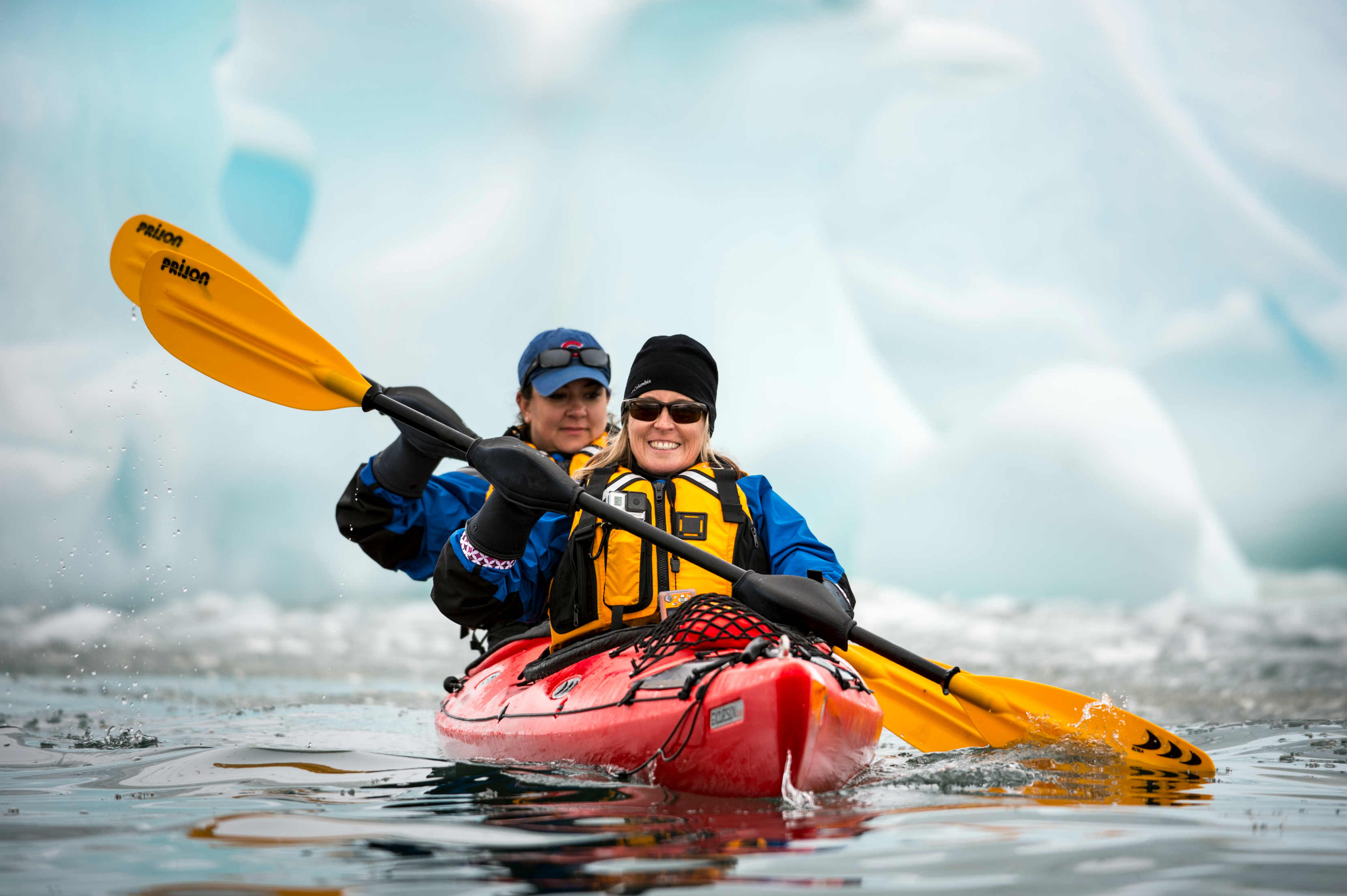 Kayaking in Antarctica