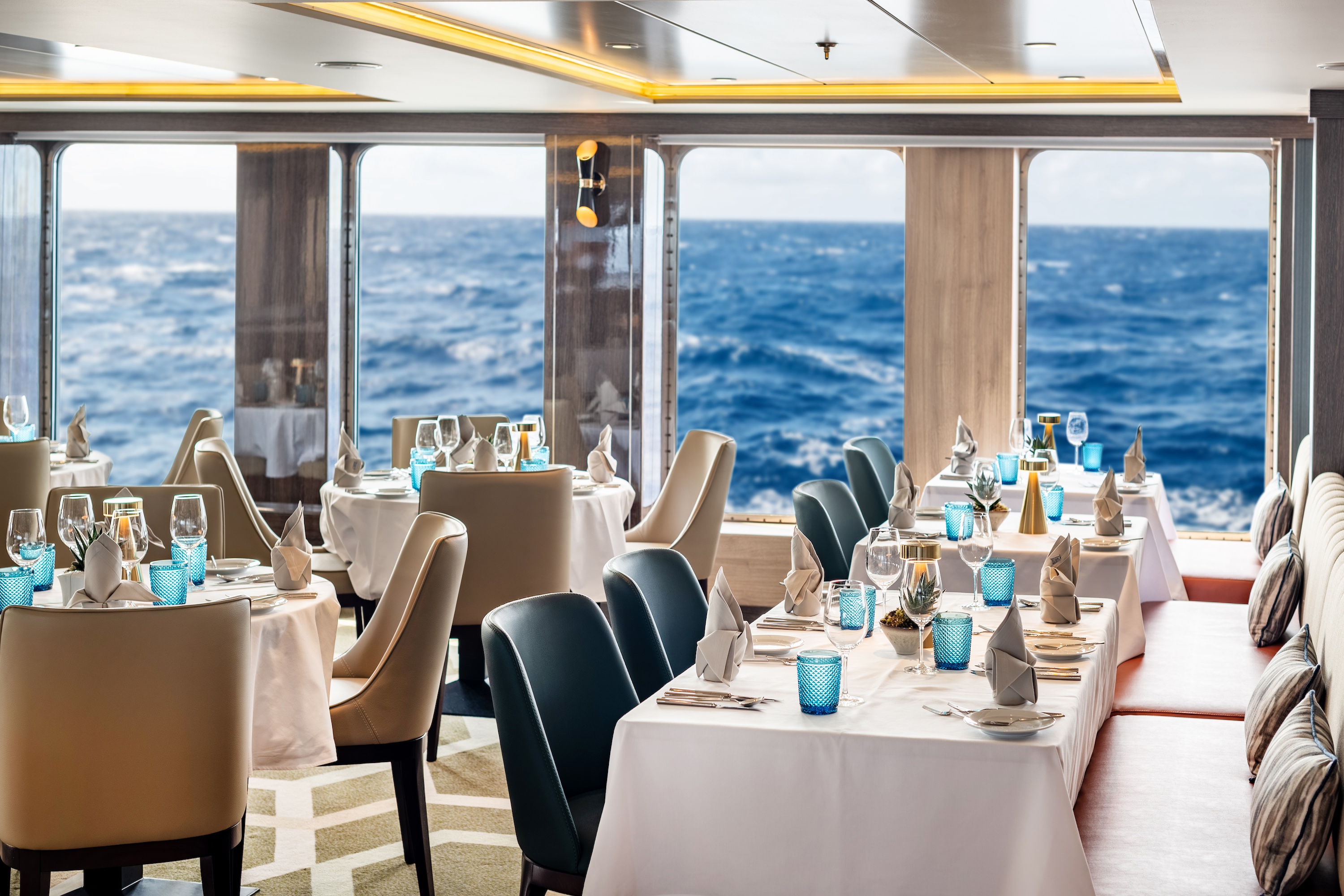 The Beacon Restaurant on the World Voyager ship 