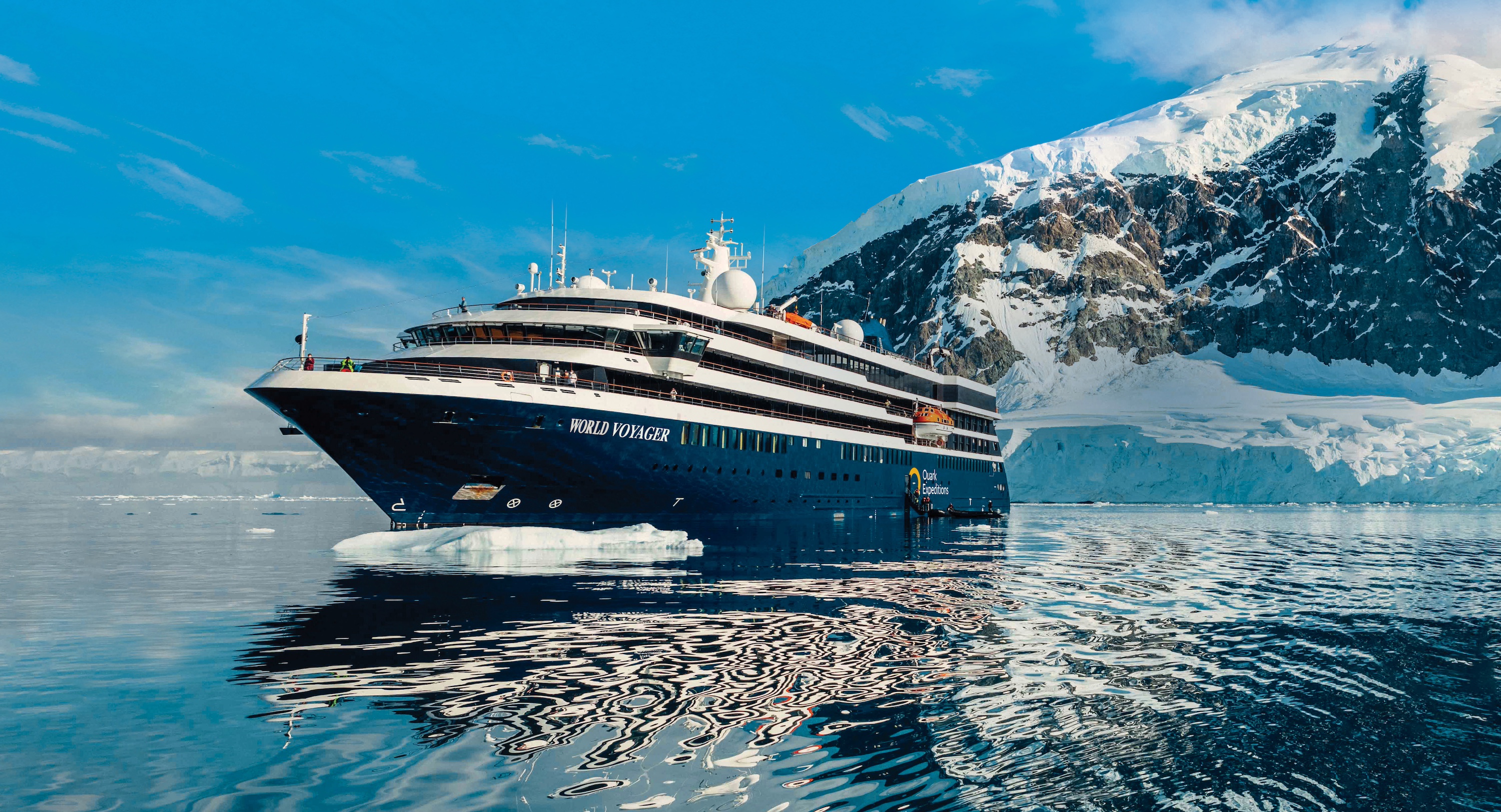 The Antarctic World Voyager ship 