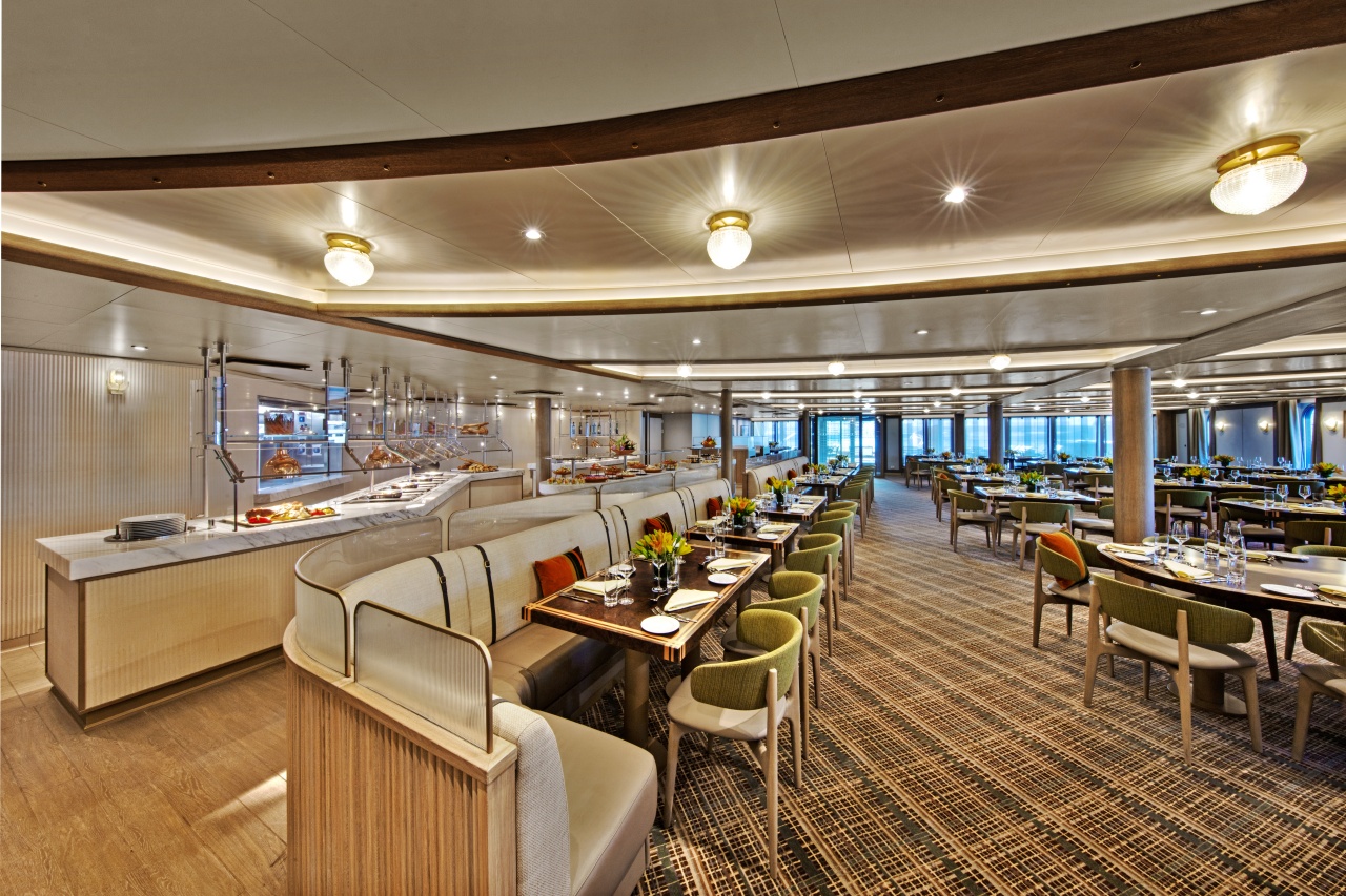Colonnade Restaurant, Seabourn Venture, Antarctic Vessel