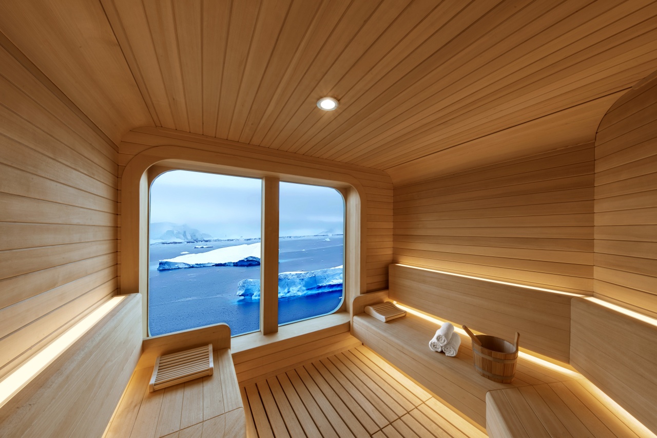 The sauna, Seabourn Venture, Antarctic Vessel