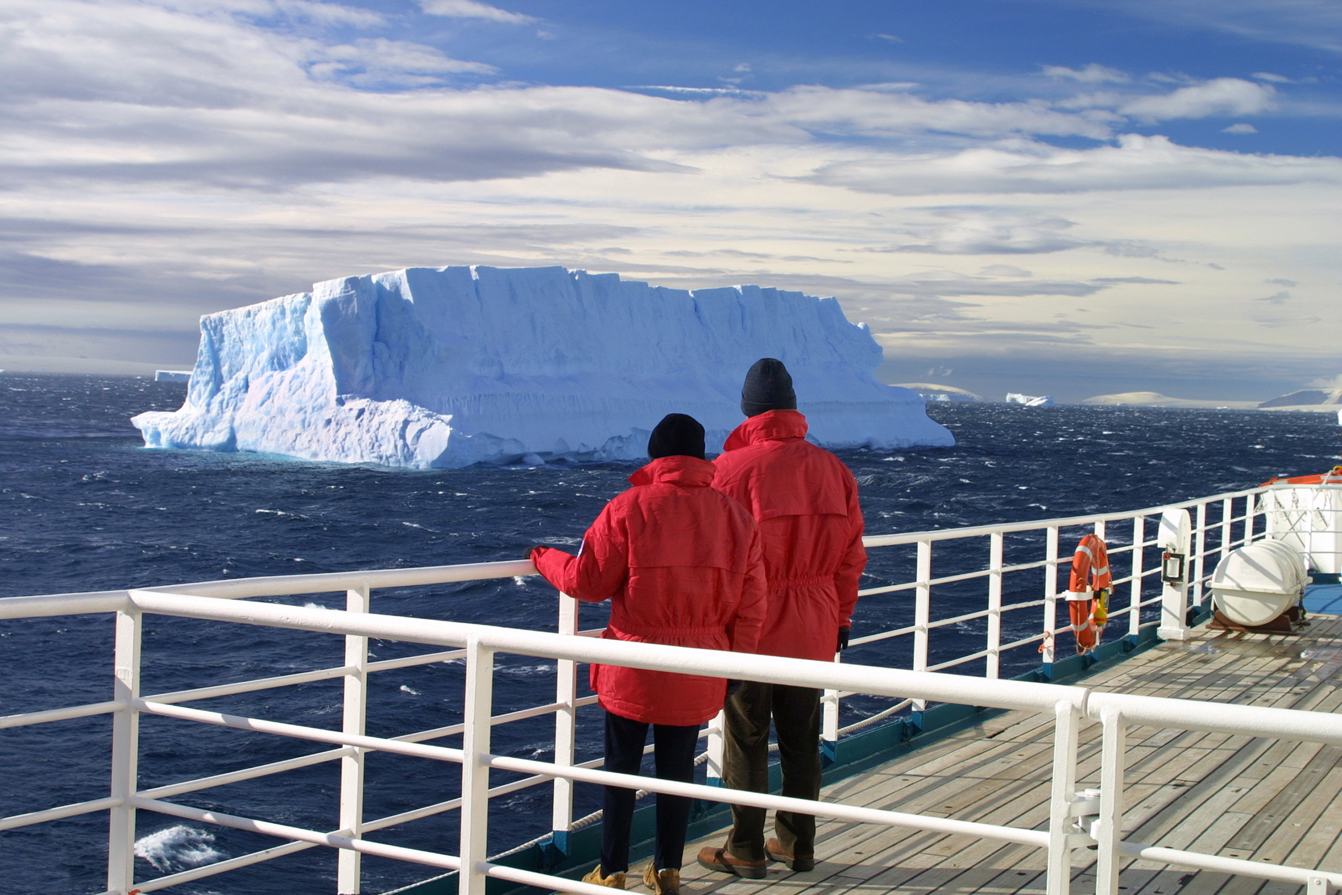 Iceberg spotting in Antarctica
