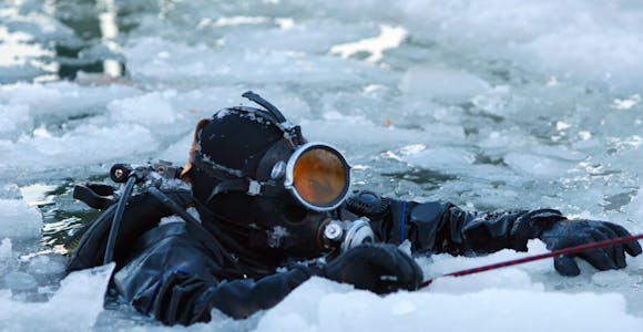 Scuba diving in Antarctica
