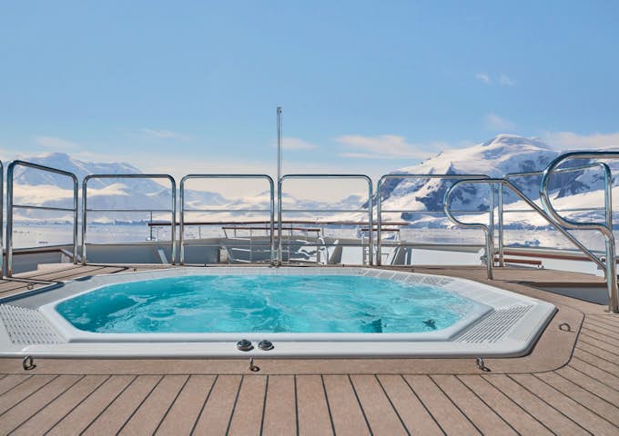 Jacuzzi onboard Silver Endeavour, Antarctic Vessel