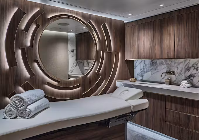 Spa and Sauna onboard SIlver Endeavour, Antarctic Vessel