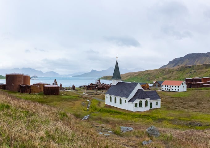 The former whaling station of Grytviken, South Georgia