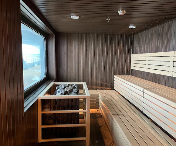 Sauna onboard SH Vega, Antarctic vessel