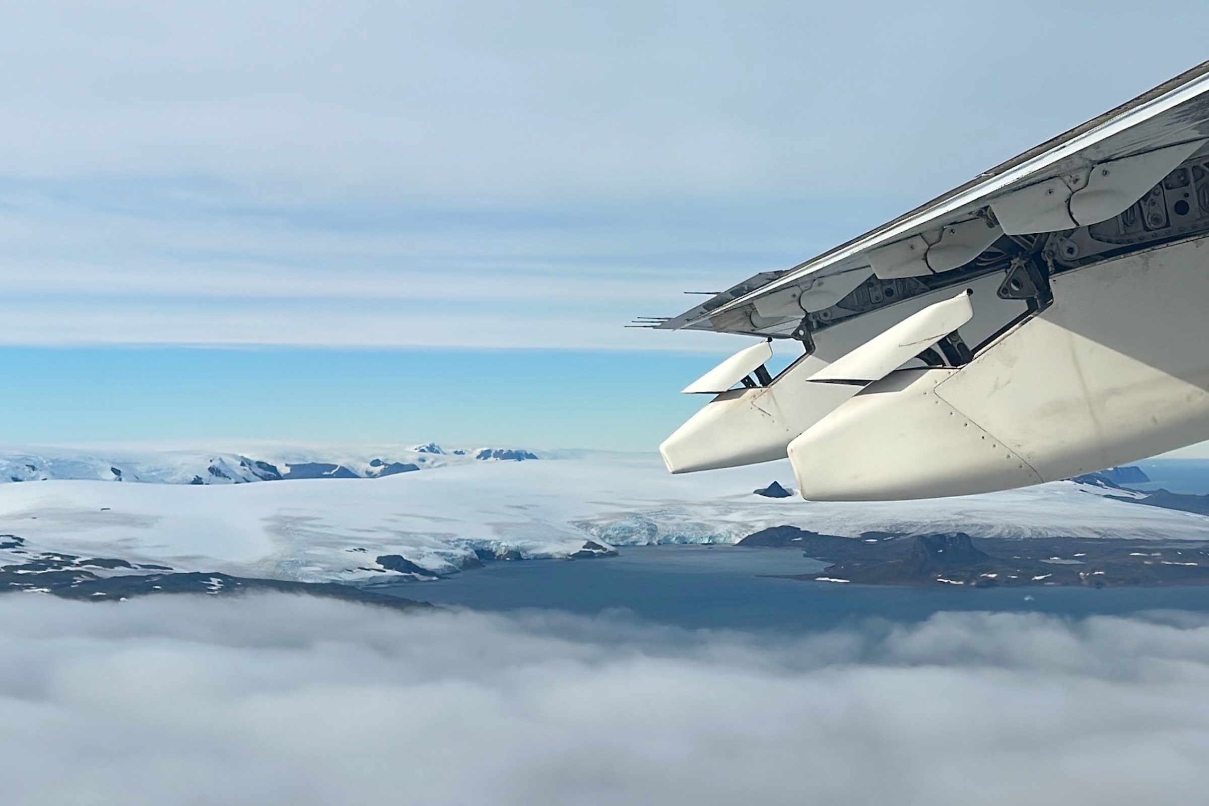Aerial view of King Georgia Island