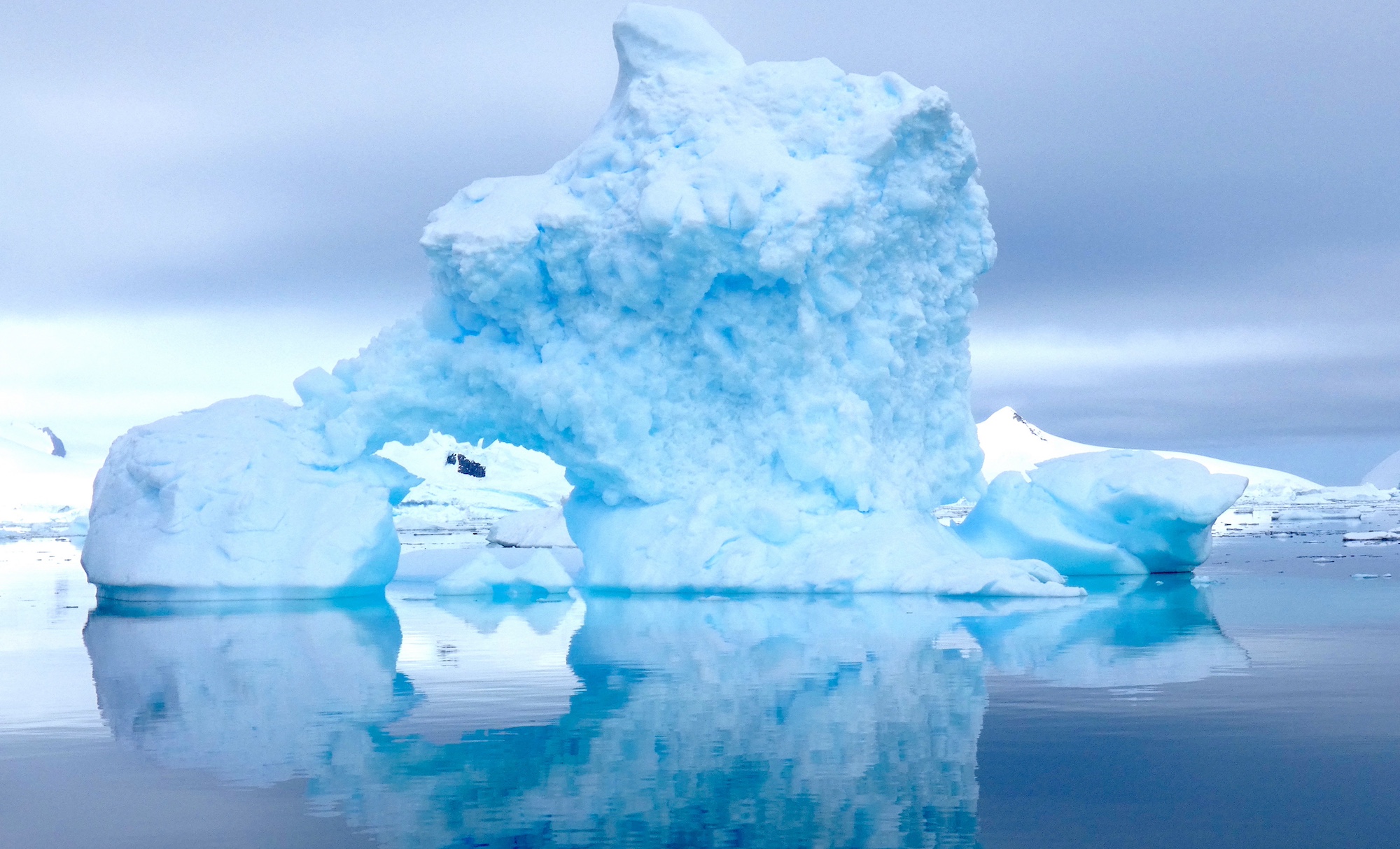 Amazing iceberg and reflection taken by Ian on recce